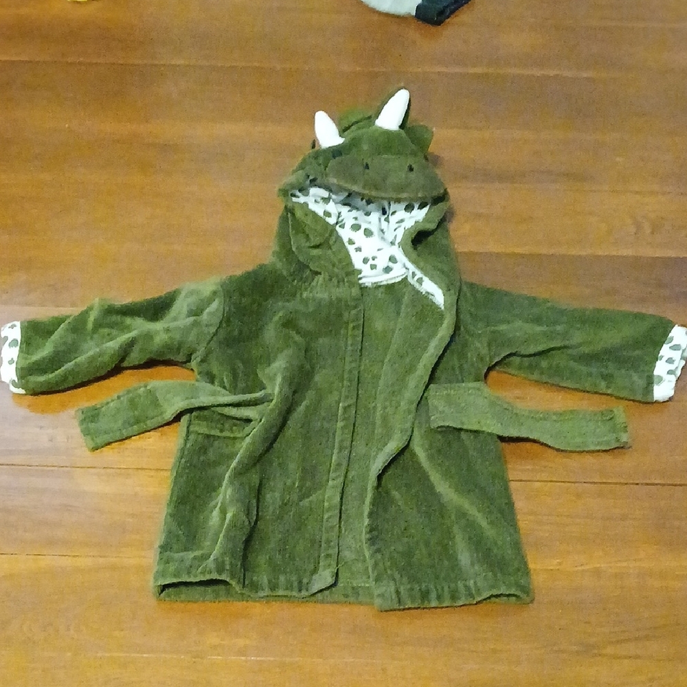 Baby Essentials Olive Green Baby Robe 0-9m